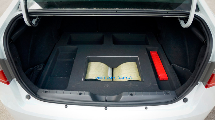Газовые баллоны Xperion в экспериментальной версии LADA Vesta CNG