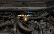 Установка ГБО на Honda Accord 7, газовый клапан