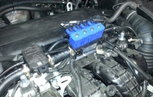 Установка ГБО на Mitsubishi Outlander, рампа OMVL