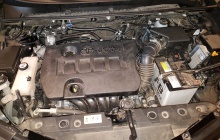 Установка ГБО на Toyota RAV4, подкапотное пространство
